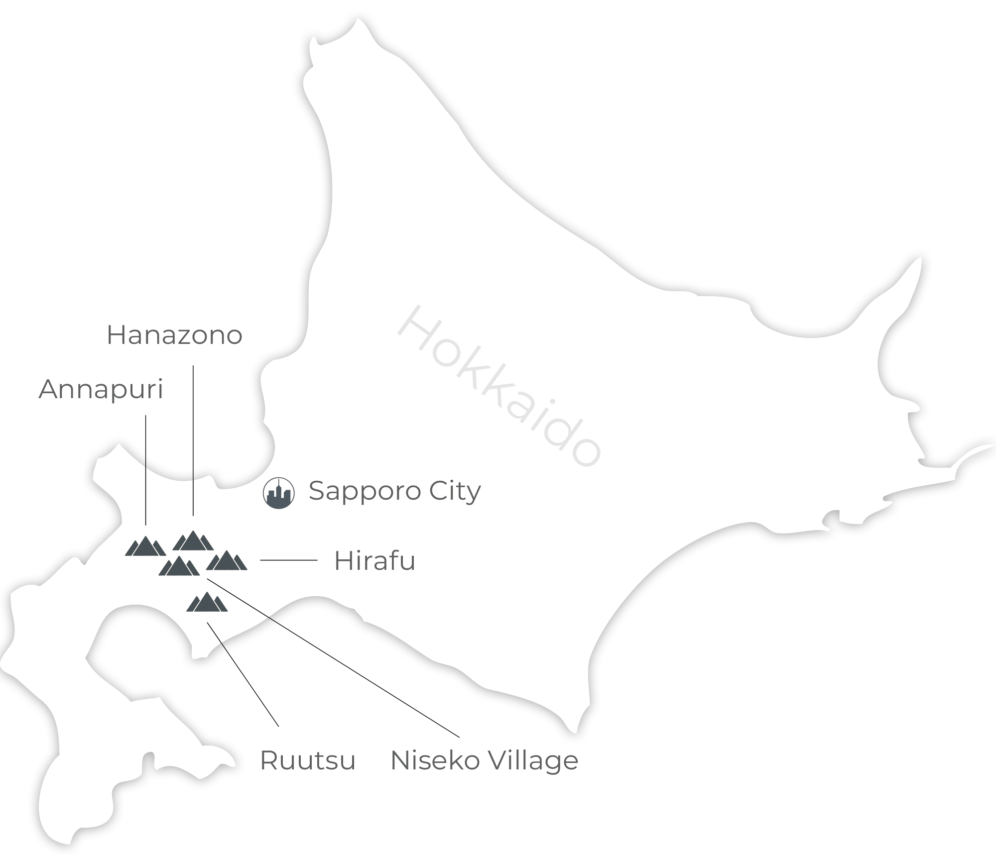 MIJ Sapporo delivery map